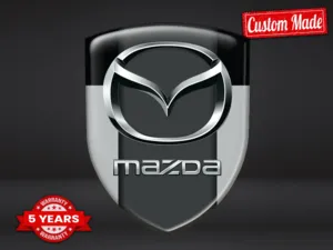 Mazda Autoembleme Personalisierbar Limitiert Universal Robust